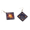 Boucles d'oreilles Funny Girl « Einstein Field Equations »