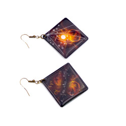 Boucles d'oreilles Funny Girl « Einstein Field Equations »