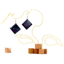 Boucles d'oreilles « Boltzmann Equation & Hyperons » gamme Funny Girl