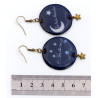 Boucles d'oreilles « La lune blanche & Verlaine » gamme Funny Girl