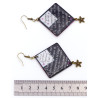 Boucles d'oreilles « Harmonie du soir & Baudelaire », gamme Funny Girl