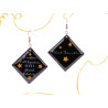 Boucles d'oreilles Funny Girl « Einstein Field Equations »